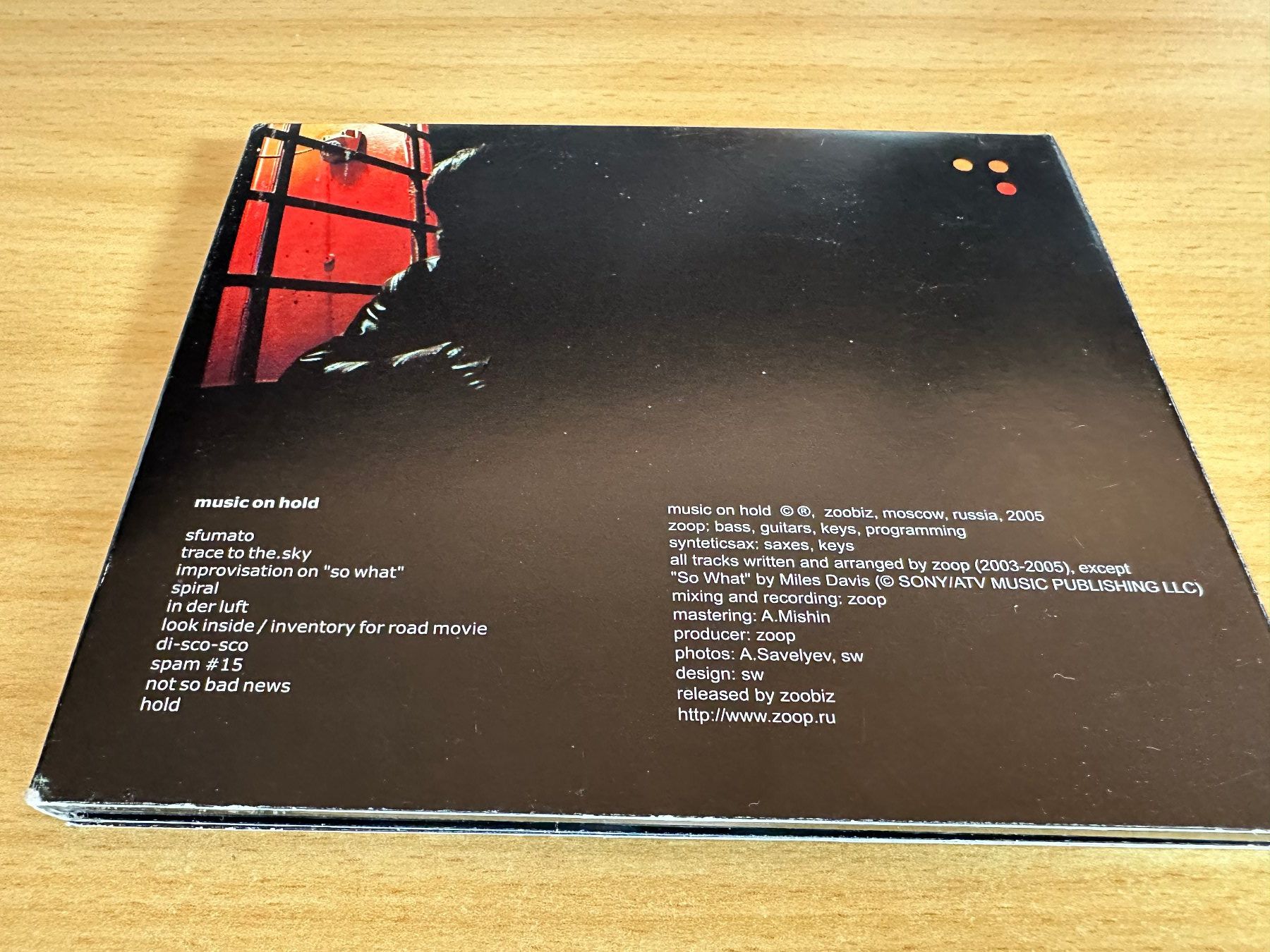 CD: Zoop – Music On Hold – Usato da Rikon im Tösstal venduto da Alpenmutz 1