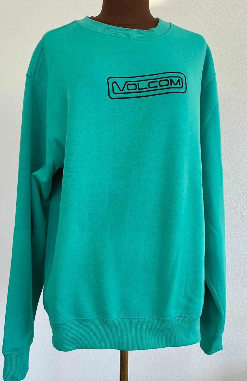 Pullover & Sweatshirts: Volcom Sweatshirt Pullover türkis – Gebraucht aus Ried-Brig von Challi