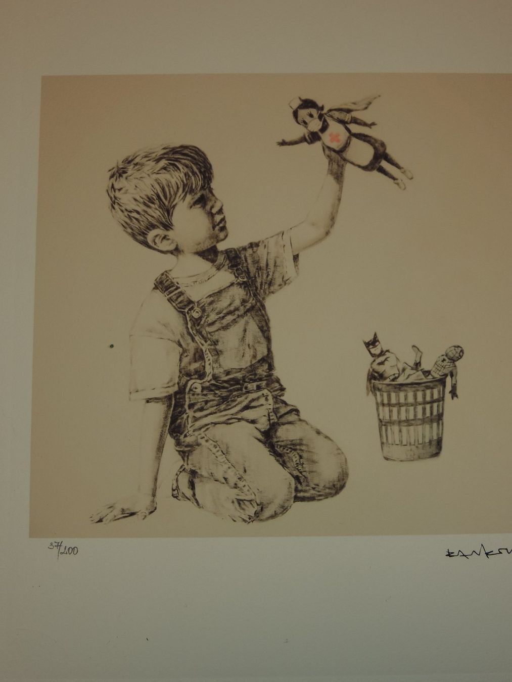 Grafiken & Lithographien: Banksy Litho "Game Changer" – Neu und originalverpackt aus Duggingen von roterbambus 5