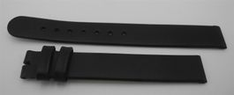 14 mm Leder Uhrenarmband schwarz, Nr. 57a