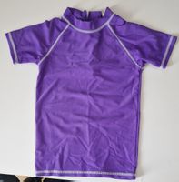 Bade T-Shirt lila kurzarm Grösse 98/104