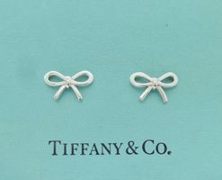 Tiffany & Co. Bow Ohrstecker 925 AG