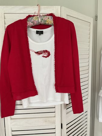 Cardigan s.Oliver Black Label und Monari Top Gr.38