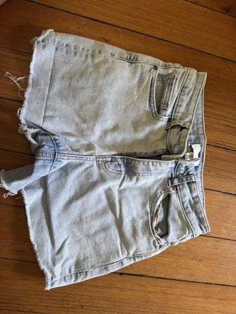 Shorts jeans H&M denim azzurro taglia 38 in ordine