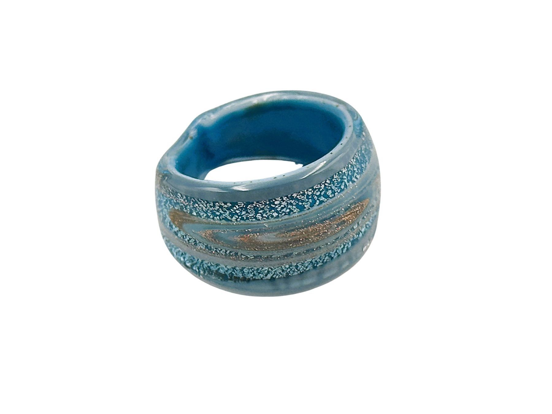 Murano Anelli: Ring Murano Glas G 55 Breite 13mm – Nuovo e nell'imballaggio originale da Oberkulm venduto da Murano-Schmuck 2