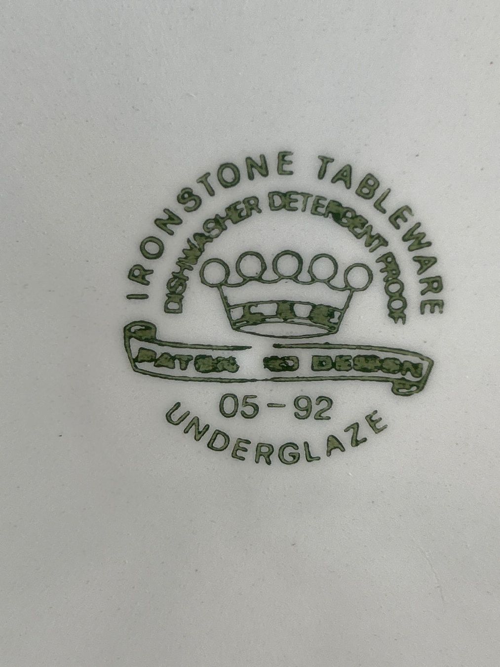 Piatti: Teller Ironstone Tableware blaues Dekor gebraucht – Usato da Villnachern venduto da RicardoMary 2