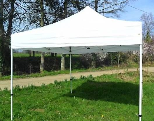 Tende & Padiglioni: Tente pliable solide IMPERMEABLE 3x3m blanche professionelle – Usato da geneve venduto da Allyr5456 1