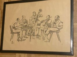 Original Litho. von Sebastian Ösch Appenzell