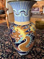 2 Vase chinois parfait état motifs Dragons 