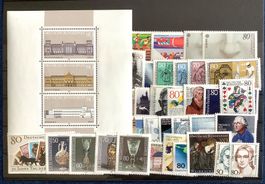 1986 BRD  Jahresausgabe ** Mi-n 1268-1305