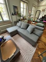 Ikea Angsta 3 seater grey fabric sofa bed