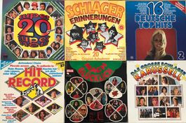 6x LPs Schlager-Sampler