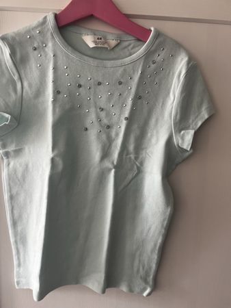 H&m Top Hellblau Gr.170 neuwertig