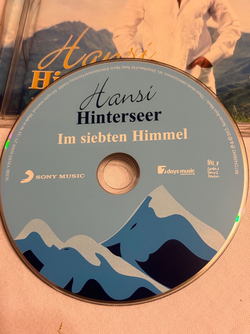 CDs: CD Hansi Hinterseer "Im siebten Himmel" – Gebraucht aus la Chaux-de-Fonds von Lampe 3