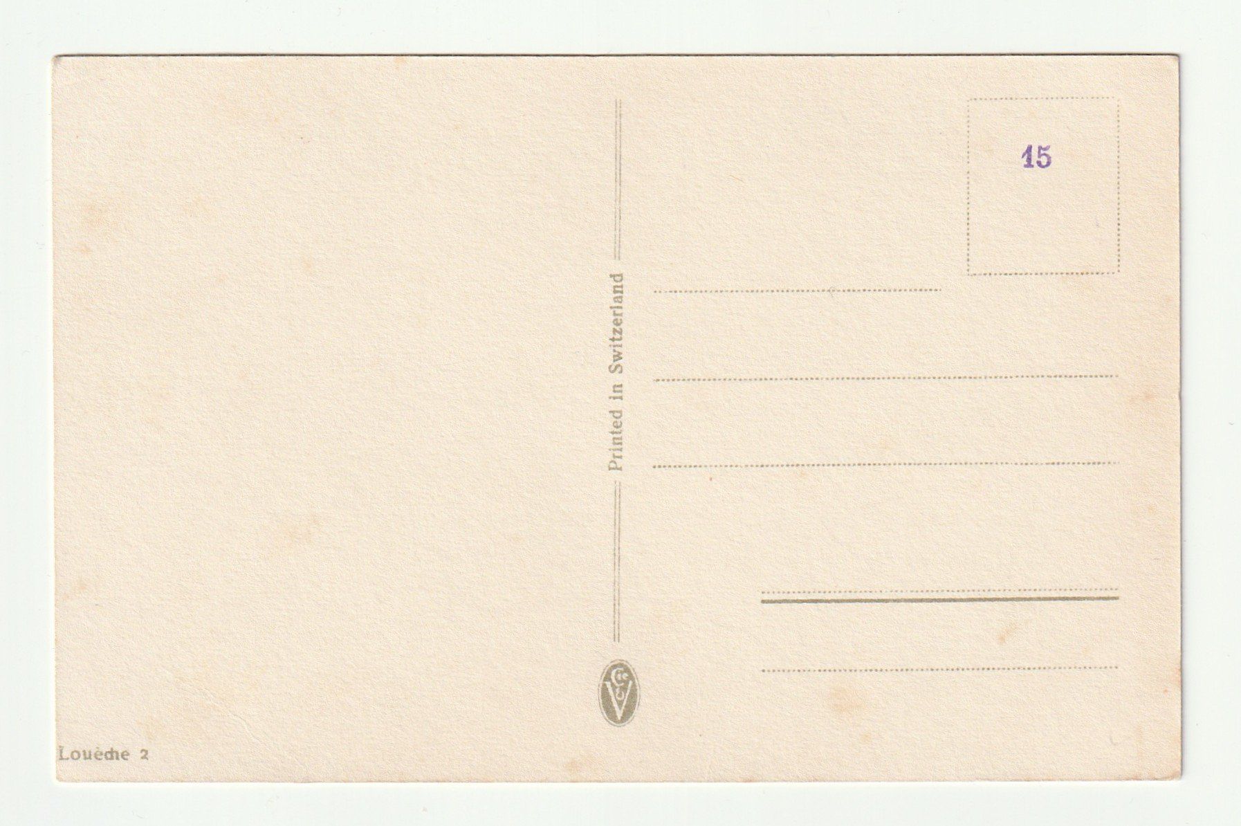 Cartoline postali: Postkarte Loeche-les-Bains, Ortsmotiv, Valais – Nuovo (secondo la descrizione) da St. Gallen venduto da Ricardo_Deals 1