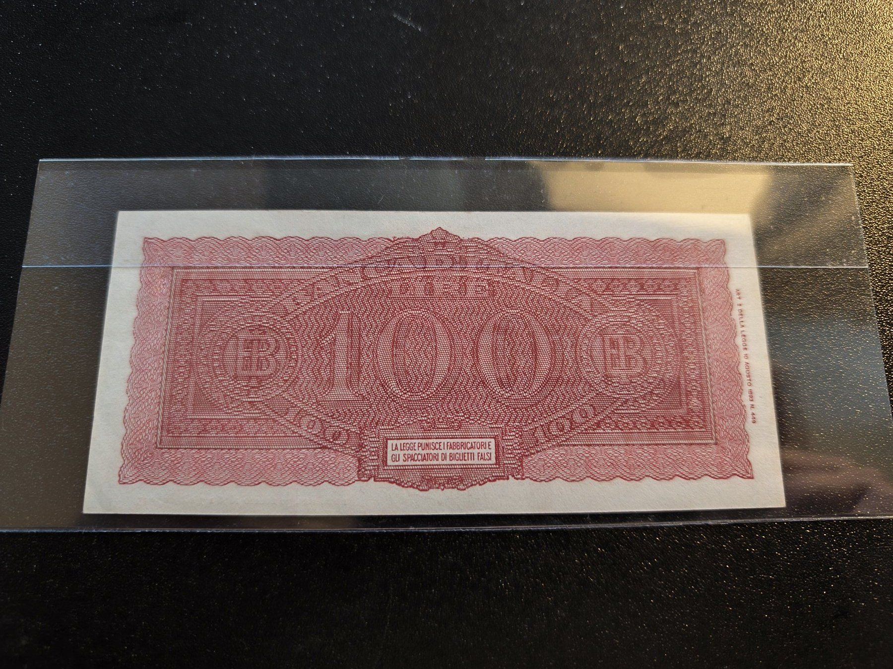 Banconote: Italia Banknote - 100 Lire – Usato da Mendrisio venduto da Dee-11 1