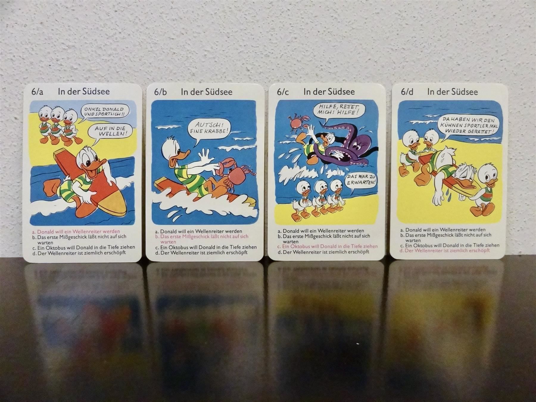 Giochi: schönes altes Quartett DONALD DUCK – Usato da Kerzers venduto da wisaundso 7