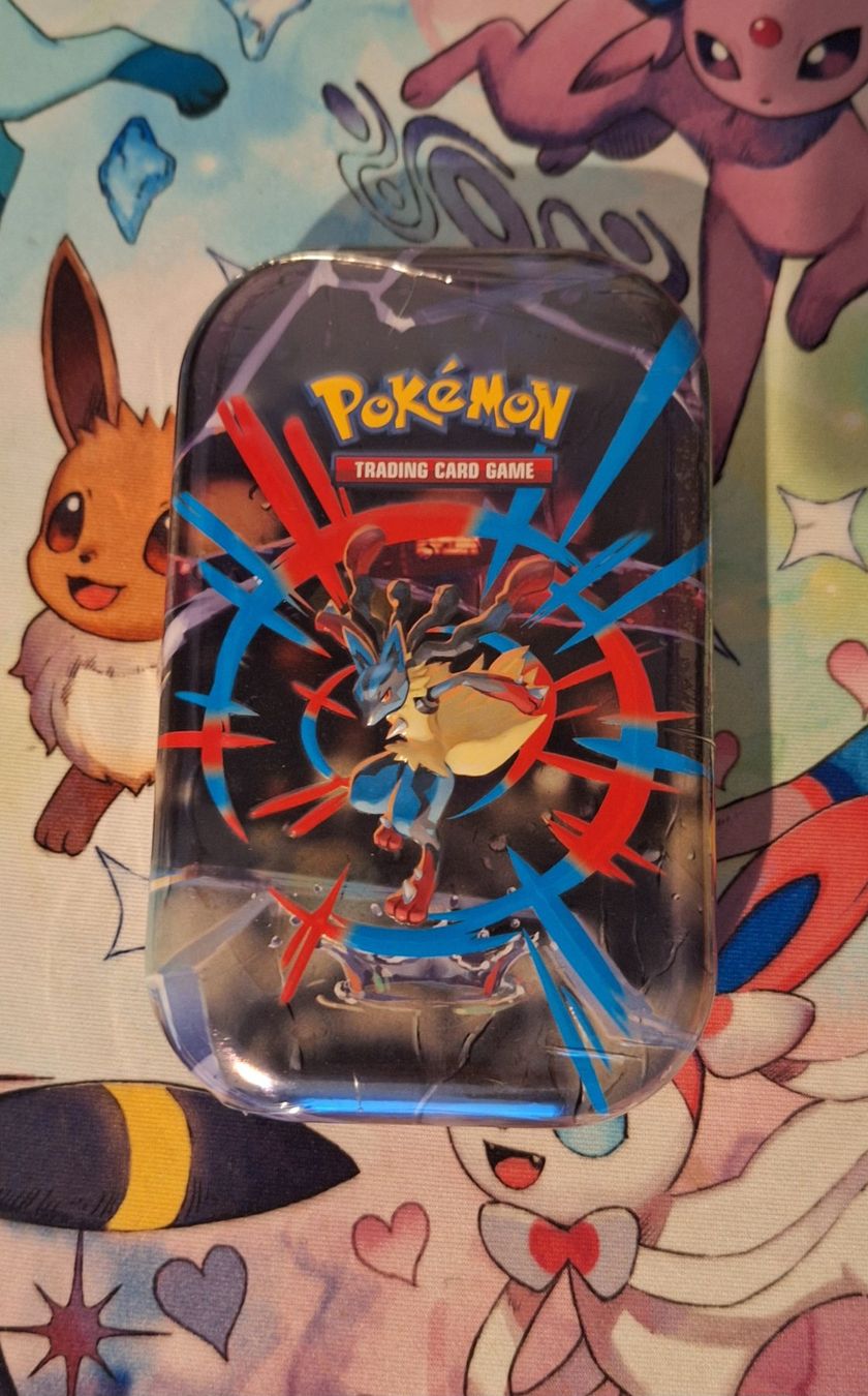 Pokémon Sammelbilder & Trading cards: Mega Heroes: Mega Lucario Mini Tin - Tins EN – Neu (gemäss Beschreibung) aus Naters von poketrade11
