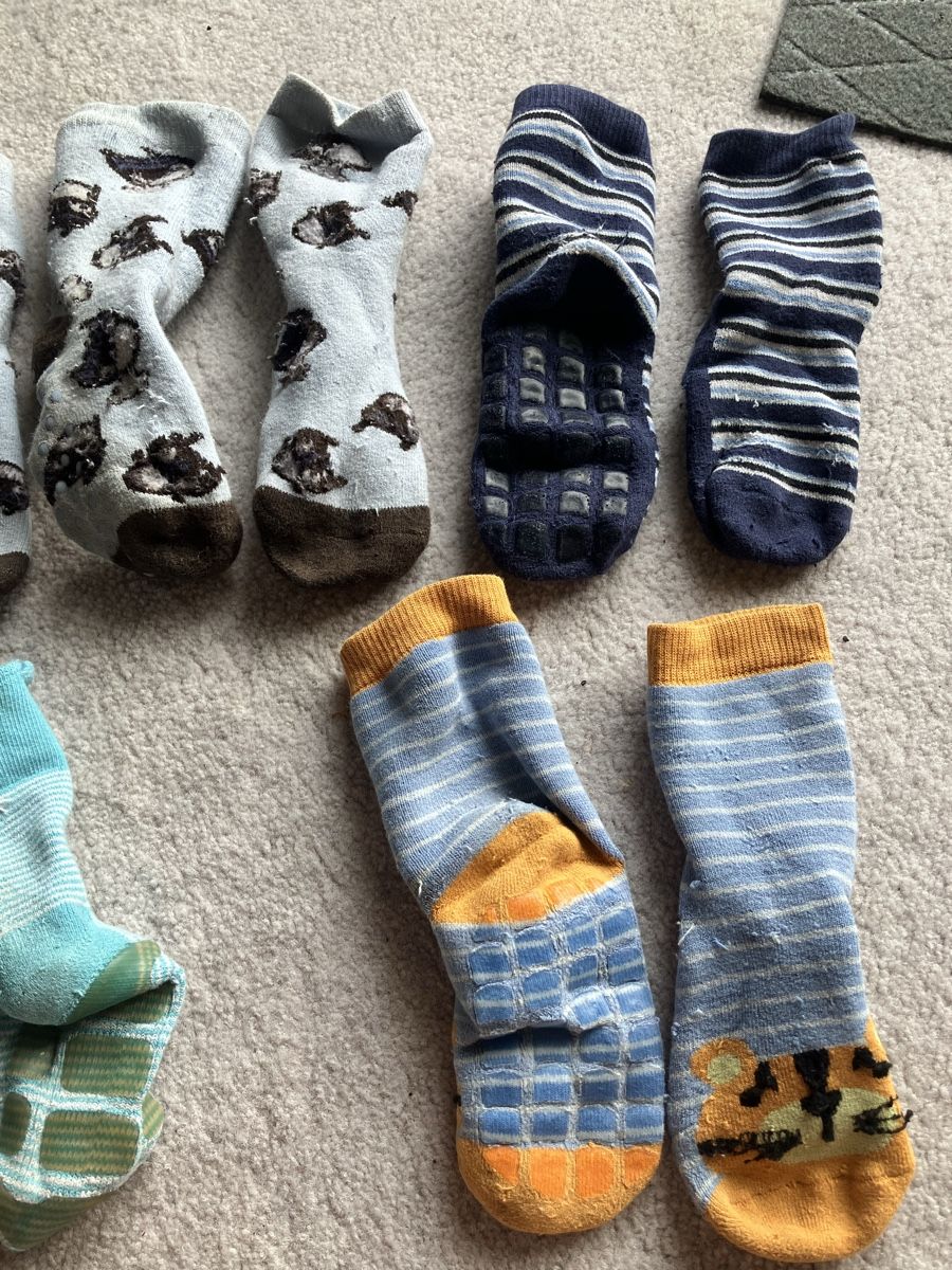 Calze per bambini: 7 Rutschsocken Gr. 23-26 – Usato da Biel/Bienne venduto da pantiger 2