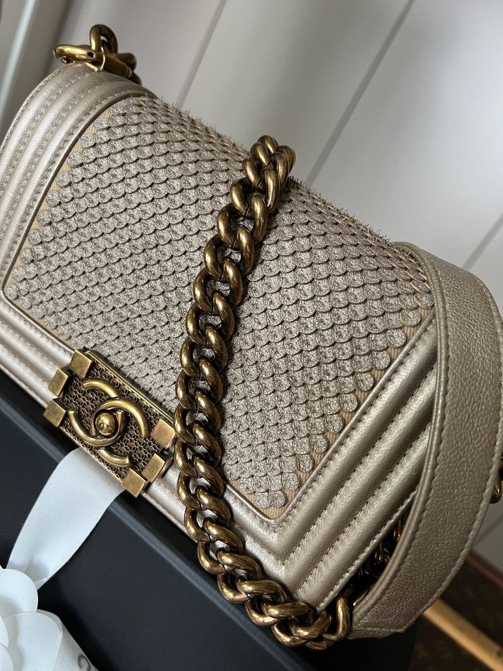 Chanel Borse da donna: Chanel Boy Bag, Fullset, neuwertig – Usato da Kilchberg ZH venduto da happyymee 2