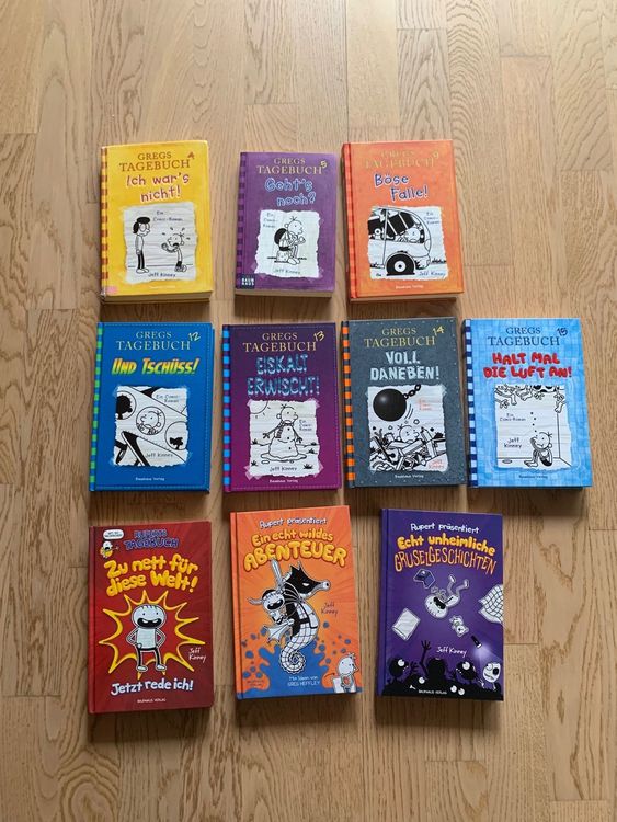 Gregs Tagebuch Bd. 4,5,9,1215 und Ruperts Tagebuch Bd. 13 Kaufen auf Ricardo