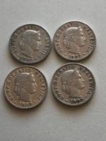Lot mit 4 Stk. 20 Rp.  (1906/07/08/09)