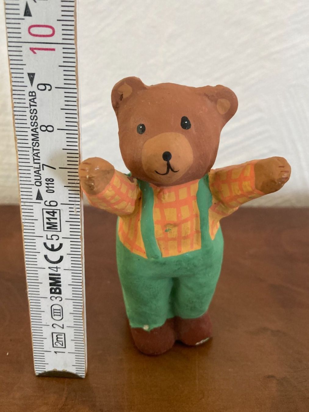 Statuette: Teddy Bär  Pappmache Vintage – Usato da Subingen venduto da ArtBead 5