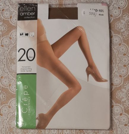 Ellen Amber Crêpe Strumpfhose 20den Gr.L Dusk/Hellbraun