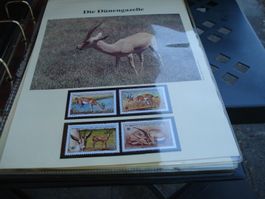 "Dünengazelle", Libyen, Satz Lose **, FDC + Maximkarte
