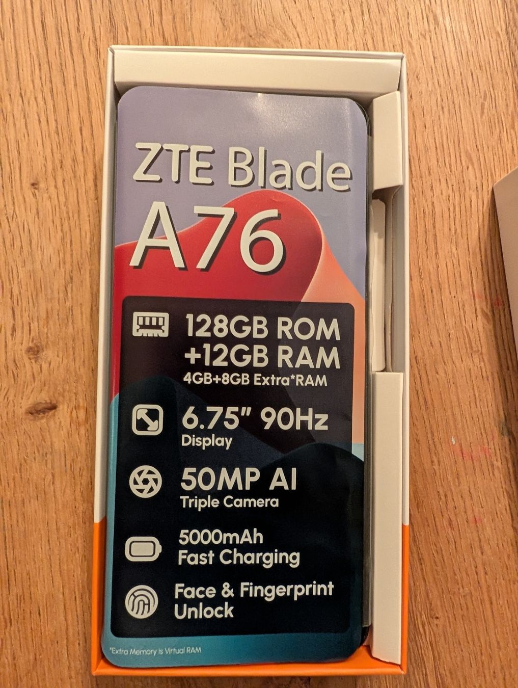 ZTE Telefoni cellulari / Smartphones: ZTE Blade A76 128GB 12GB RAM Neu – Nuovo (secondo la descrizione) da Gordola venduto da Mike272727 1