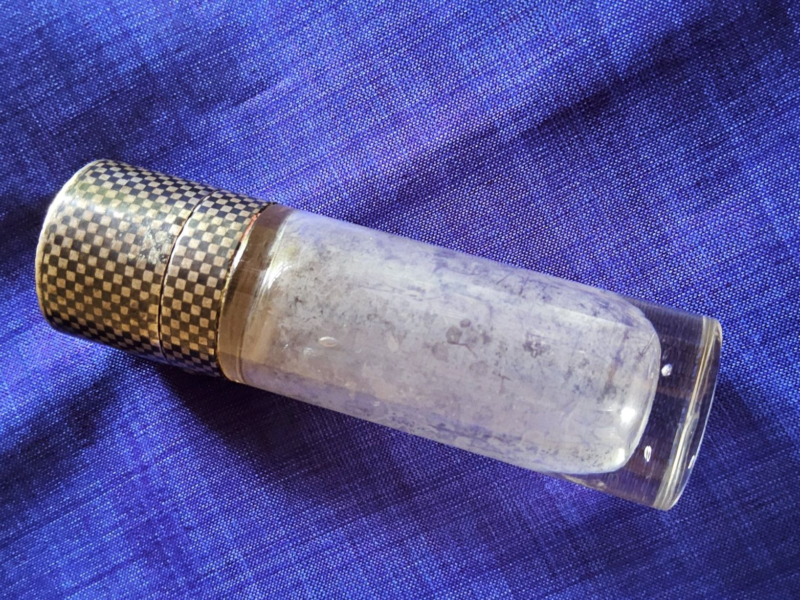 Flaconi: Antiker Art Déco Cocain Behälter Glas/Silber ca 1920 – Usato da Zürich venduto da sanwit 6