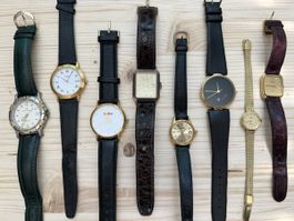 Konvolut 8 Swiss Made Armbanduhren, ungeprüft
