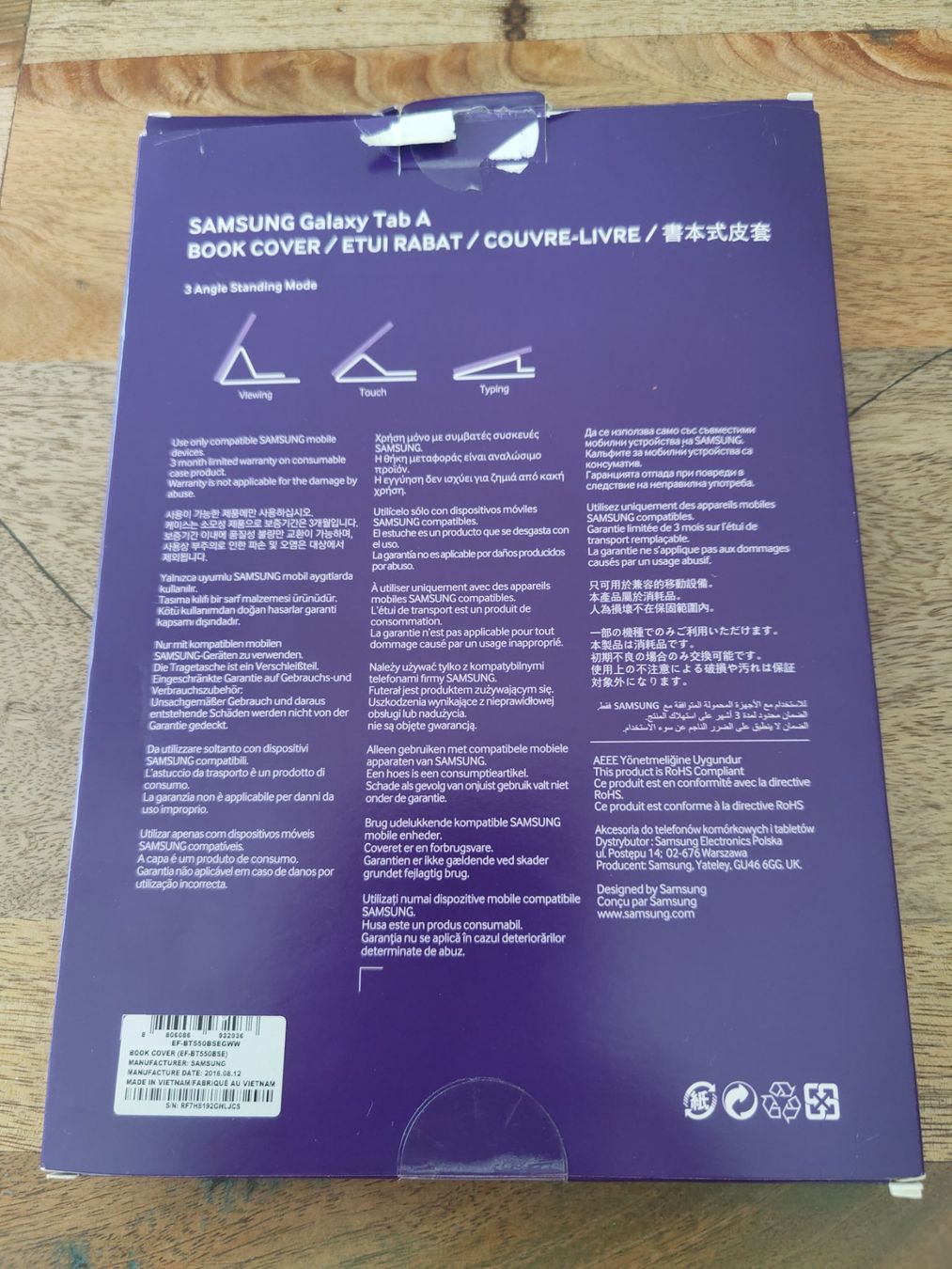 Samsung Covers & Borse: Galaxy Tab A Book Cover 9.7" neu – Nuovo e nell'imballaggio originale da Schänis venduto da Achim1975 1
