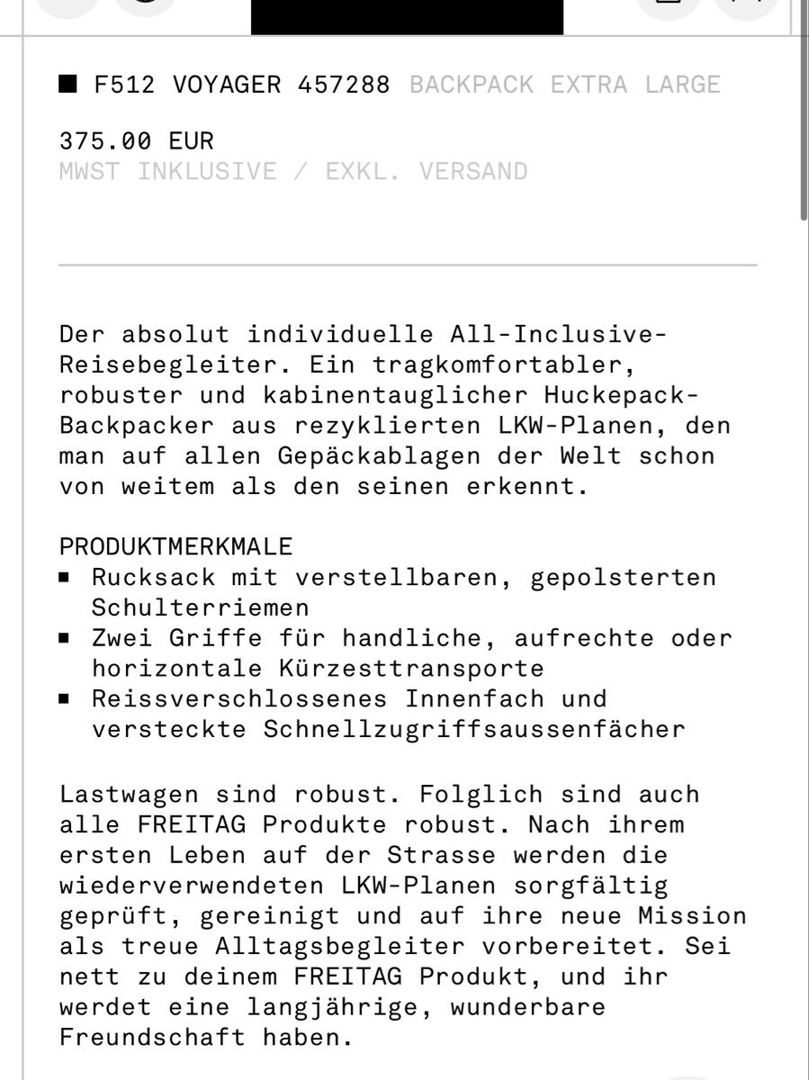 Freitag Zaini: FREITAG Voyager F512 – Usato da Schaffhausen venduto da Ameridienne 4
