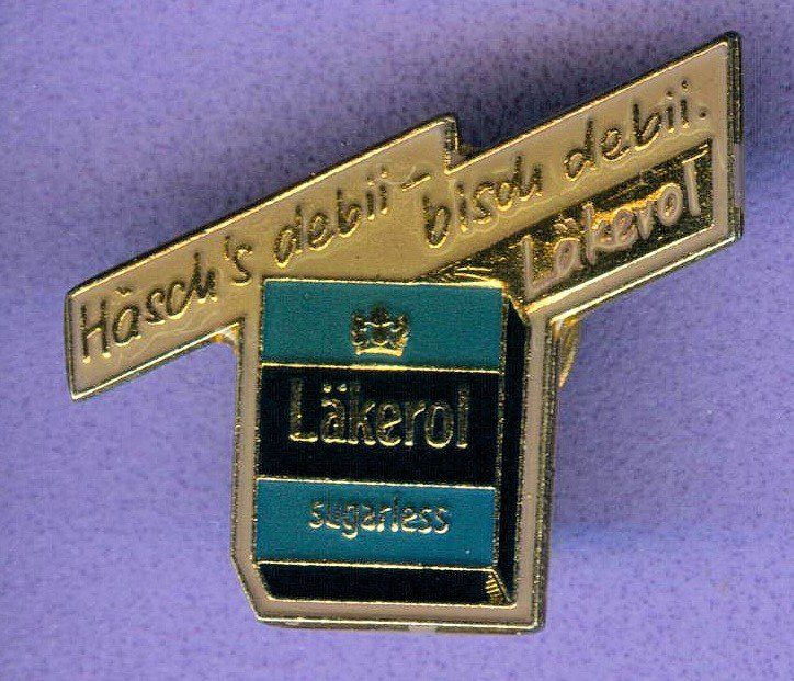 Placchette & Badge: Läkerol – Usato da Winterthur venduto da Sammleroase