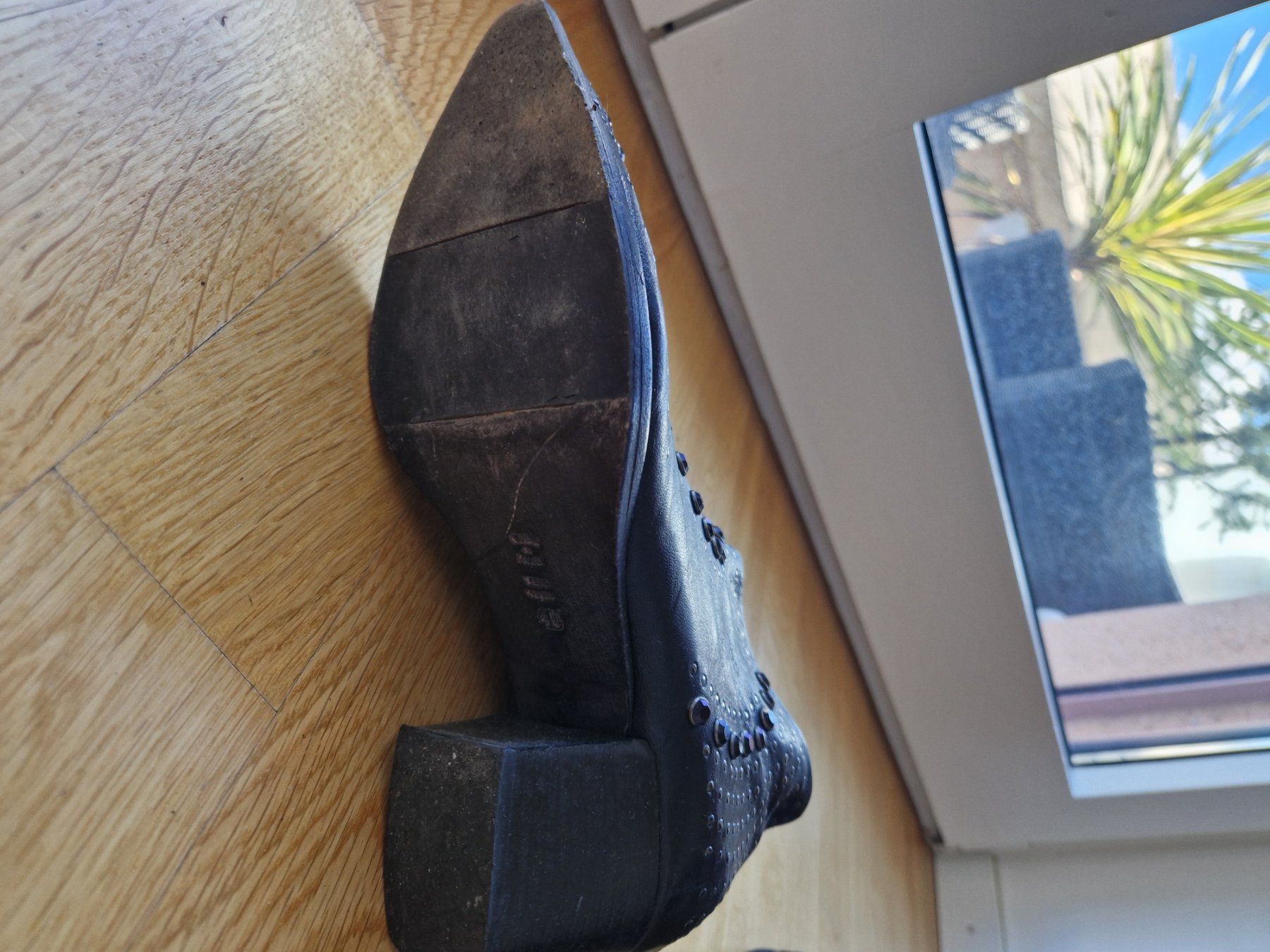 Scarpe da donna: Bottines cuir noir T.40 – Usato da Genève venduto da celima48 6