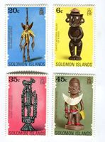 Briefmarken "Kulturartefakte". Salomonen