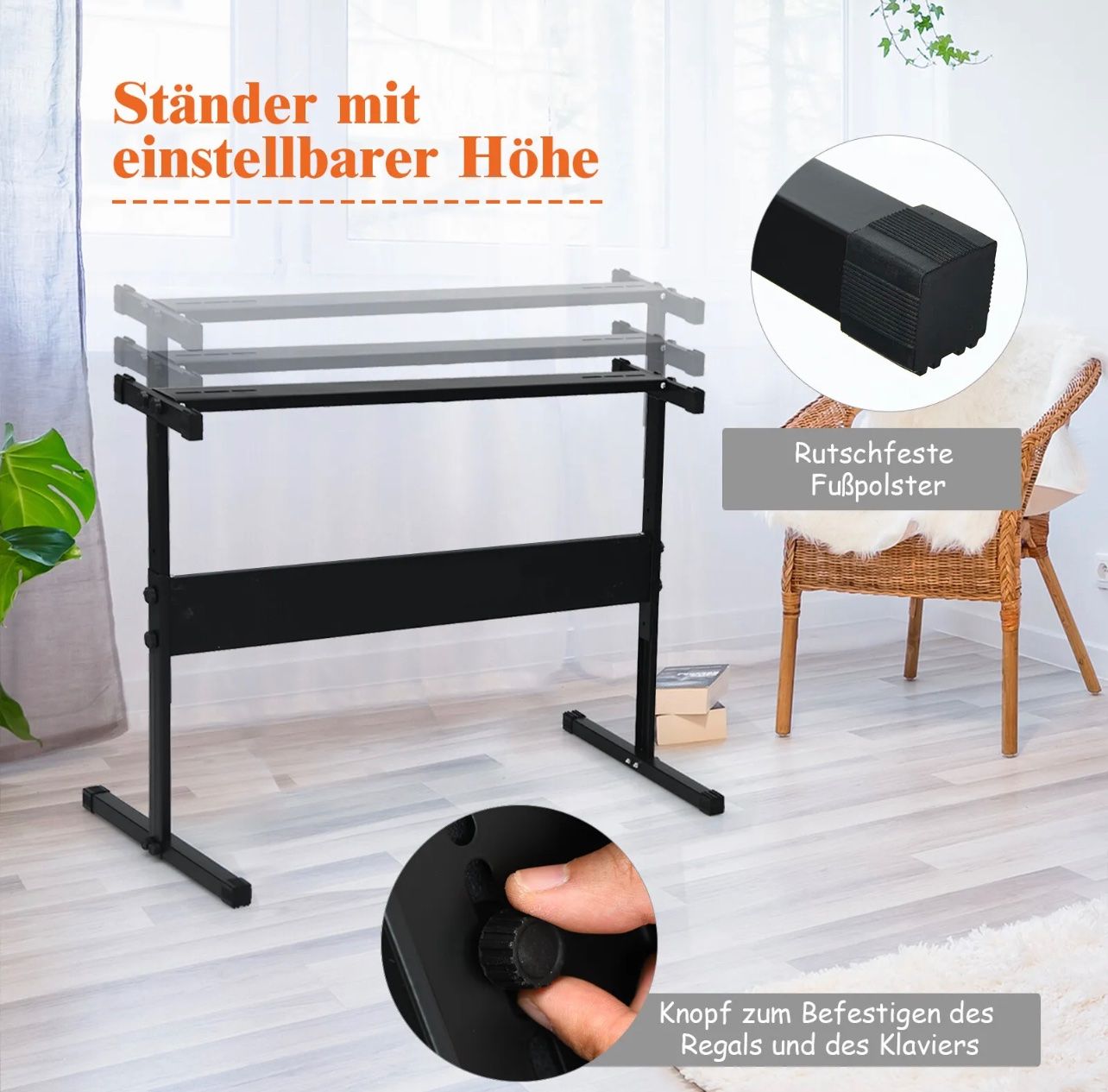 Musikinstrumente: + 61 Tasten Keyboard  E-Piano + Ständer kopfhörer – Neu und originalverpackt aus Amriswil von  2