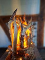 Seelenfeuer Andrekan Unikat magisch Lagerfeuer Deko E14 Lamp
