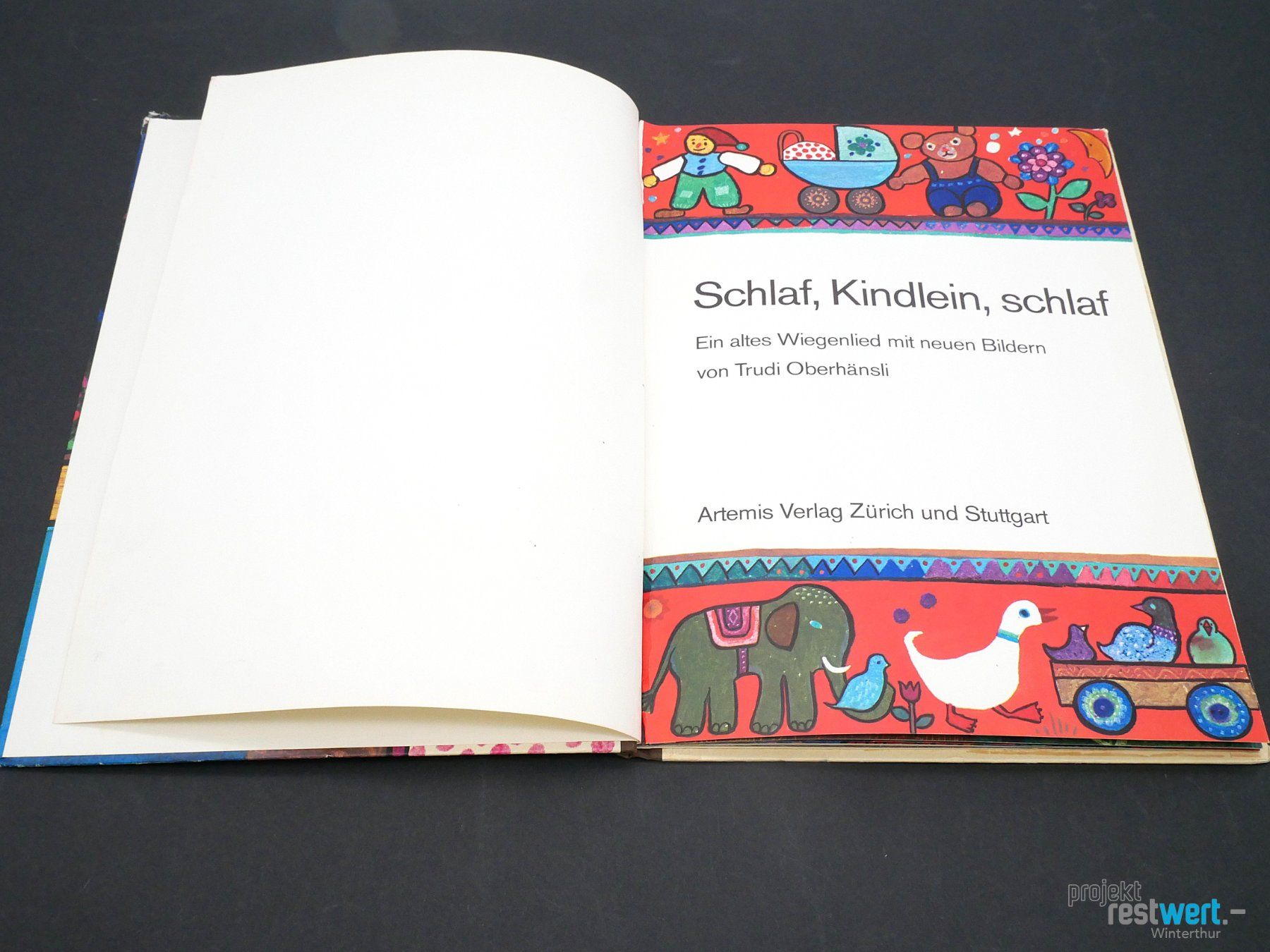 Bücher: TRUDI OBERHÄNSLI Schlaf, Kindlein, schlaf – Gebraucht aus Winterthur von Restwert_Winterthur 2
