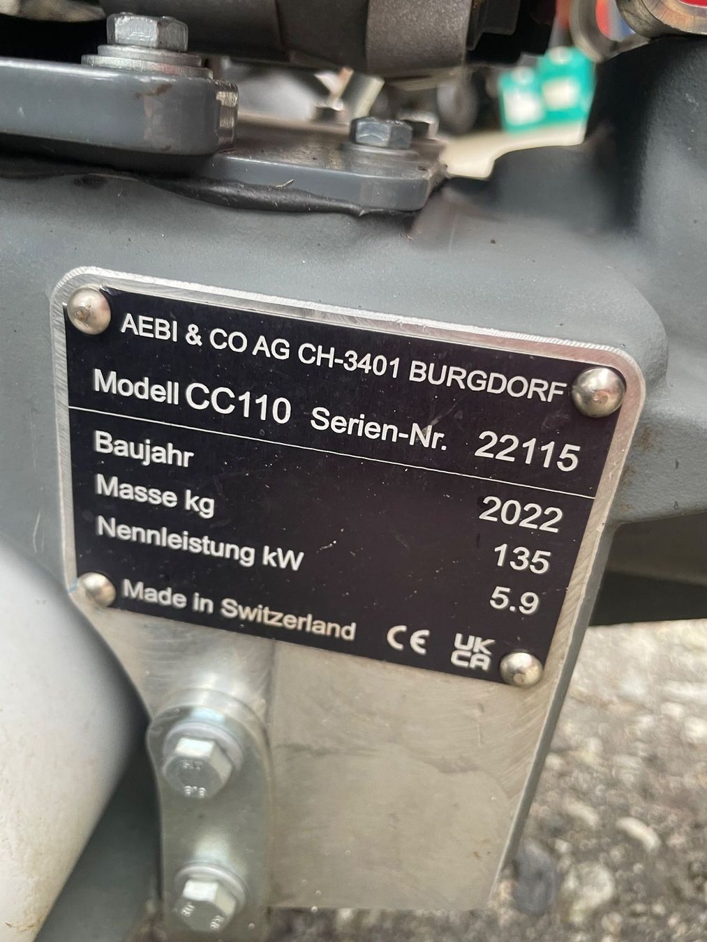 Aebi Alle Maschinen: Motormäher Aebi CC 110 Vorführmodell – Gebraucht aus Meiringen von LMMLandmaschinenGmbH 5