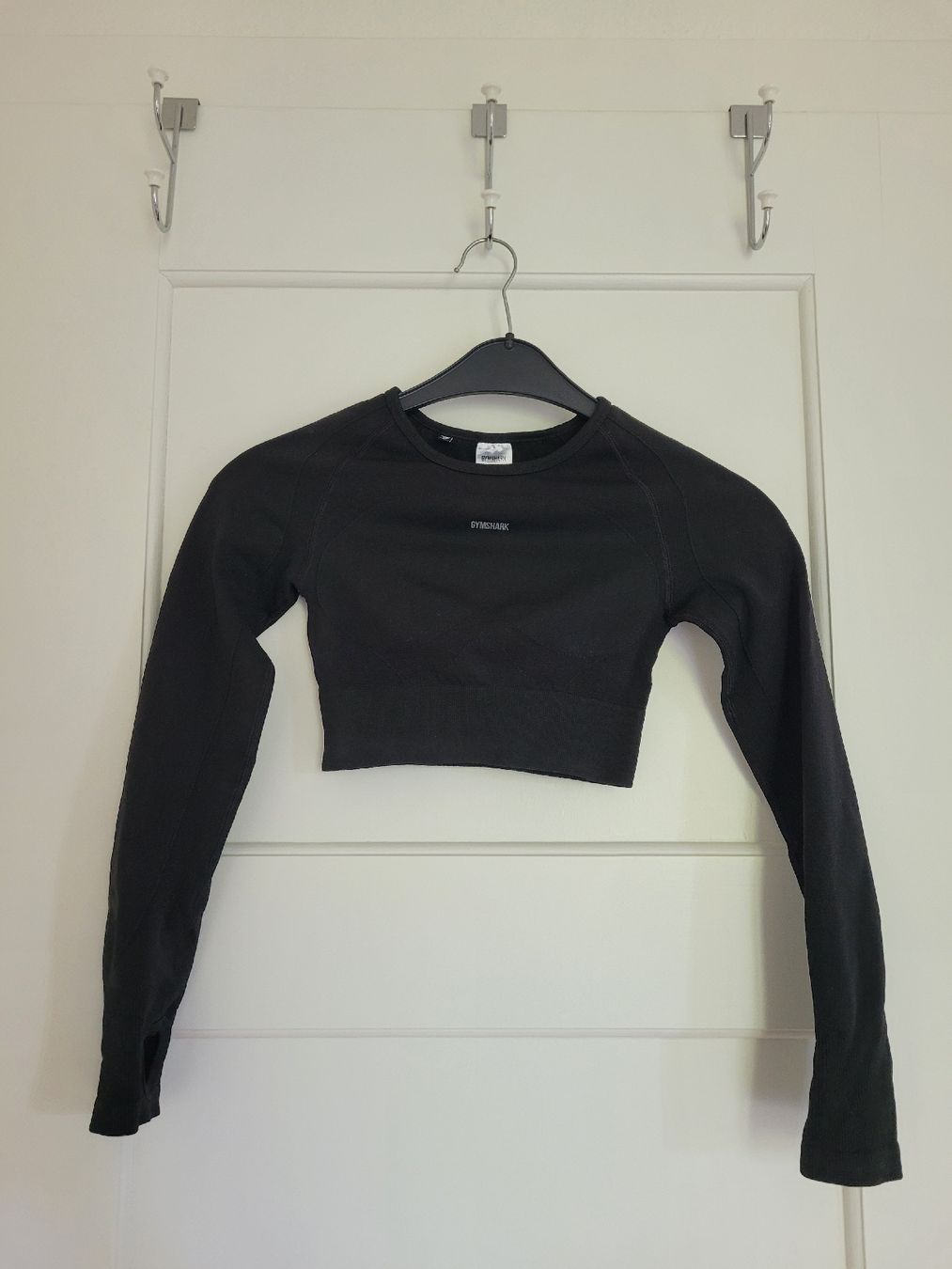 Gymshark Top: Gymshark Langarm Oberteil Schwarz, XS – Usato da Zürich venduto da cas_h8ty 1