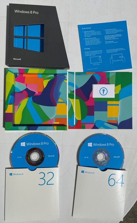 Microsoft Upgrade WD8 Professional 32&64 Bit DVD Orig. Key (Gebraucht ...