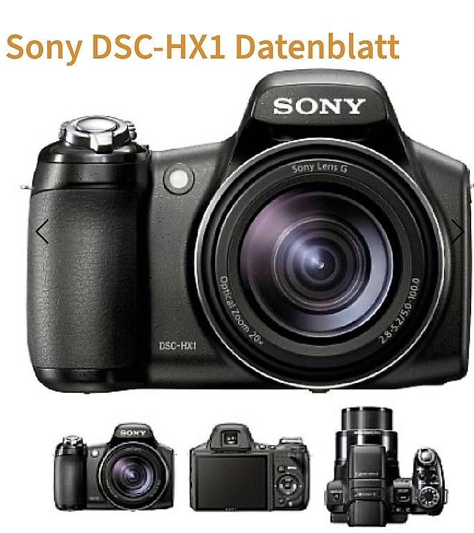 Fotocamera: SONY Cyber-Shot DSC-HX1 – Usato da Rorbas venduto da Fa18 5