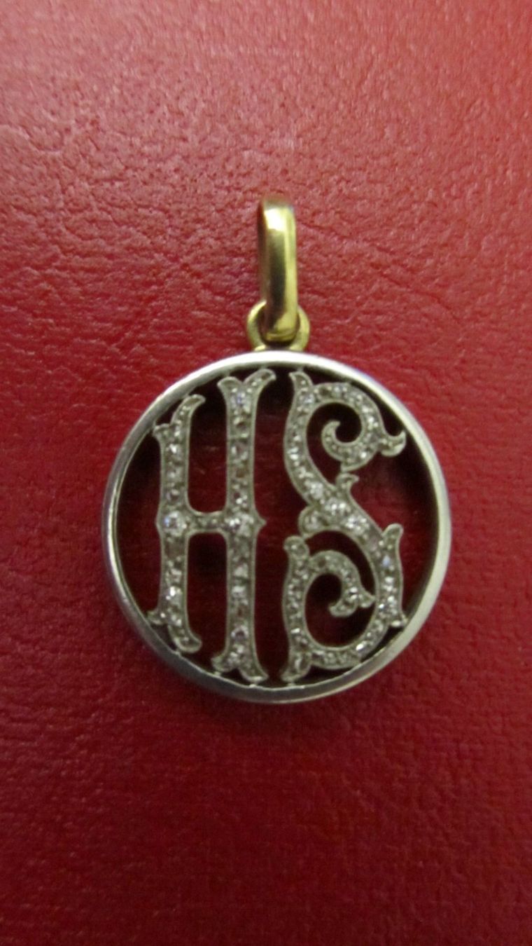 Ciondoli: Anhänger  - H S - mit Diamanten – Usato da Bischofszell venduto da Joachim-115 1