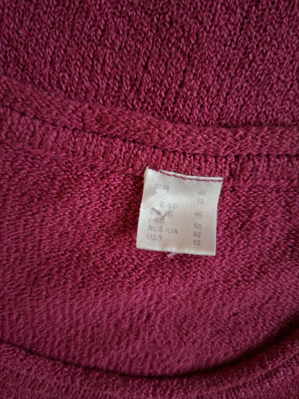Maglioni & Felpe: Strick Pullover Gr. 44 Beere Rosa weich & dehnbar 71 sommer – Usato da Vinelz venduto da sonnenmond77 6
