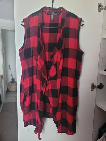 gilet quadrettato taglia 44 nuovo!