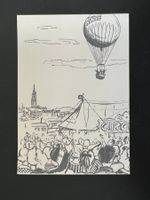 Ballon-Post-Karte 1959 40 Jahre Knie Schliern b. Köni (G302)