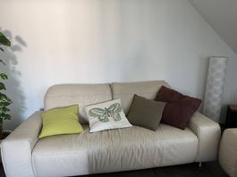 Zwei dreier Ledercouches