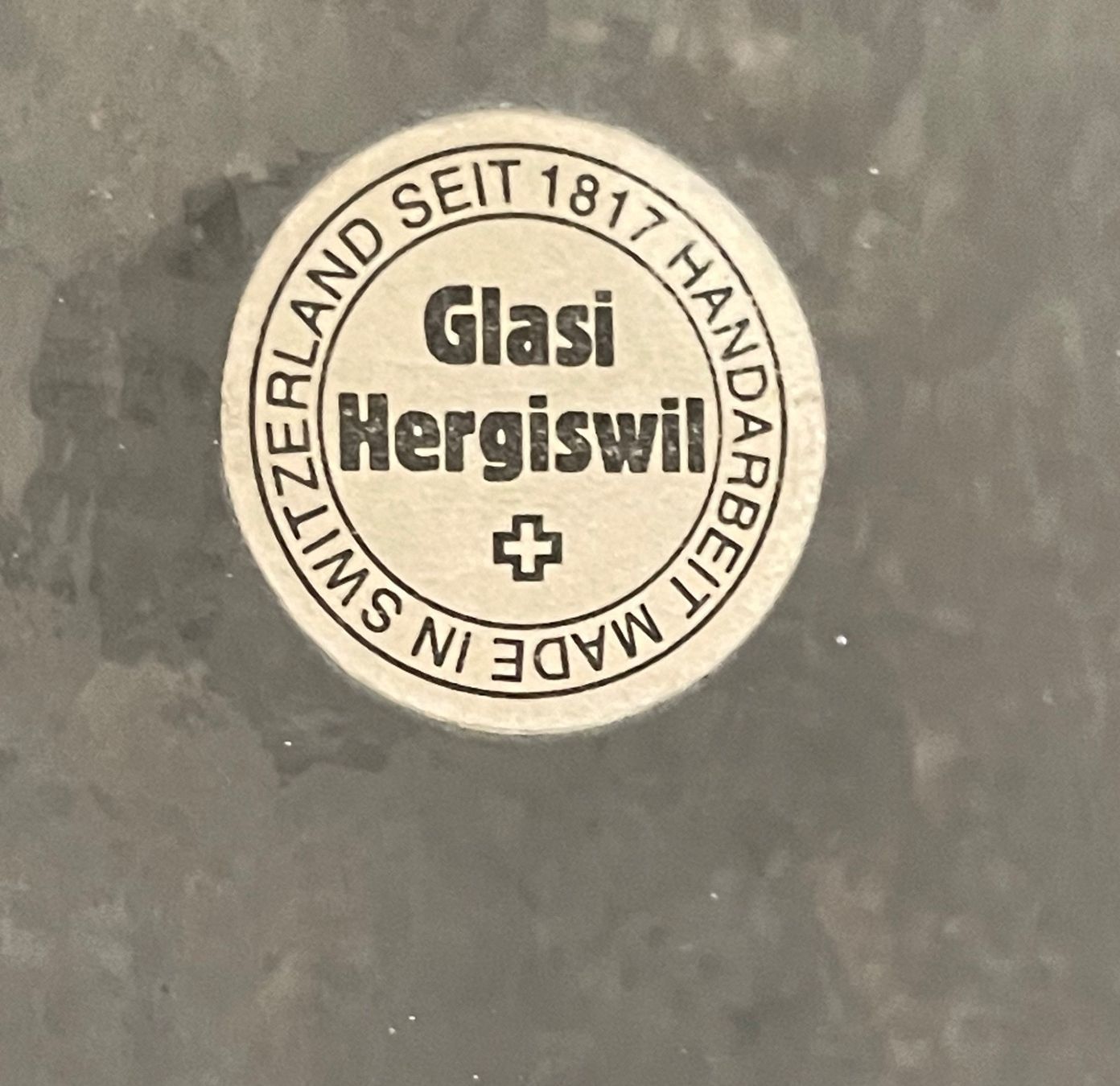 Glasi Hergiswil Piatti di portata: Grosse Glasplatte, Hergiswil – Usato da Wädenswil venduto da pegli17 1
